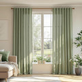 MYSKY HOME Patio Curtains for Sliding Door 90 inch Length 2 Panels Set by MYSKYHOME
