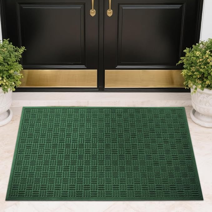Mibao Front Door Mat Indoor Outdoor Entrance, Dirt Trapping Waterproof - Image 7