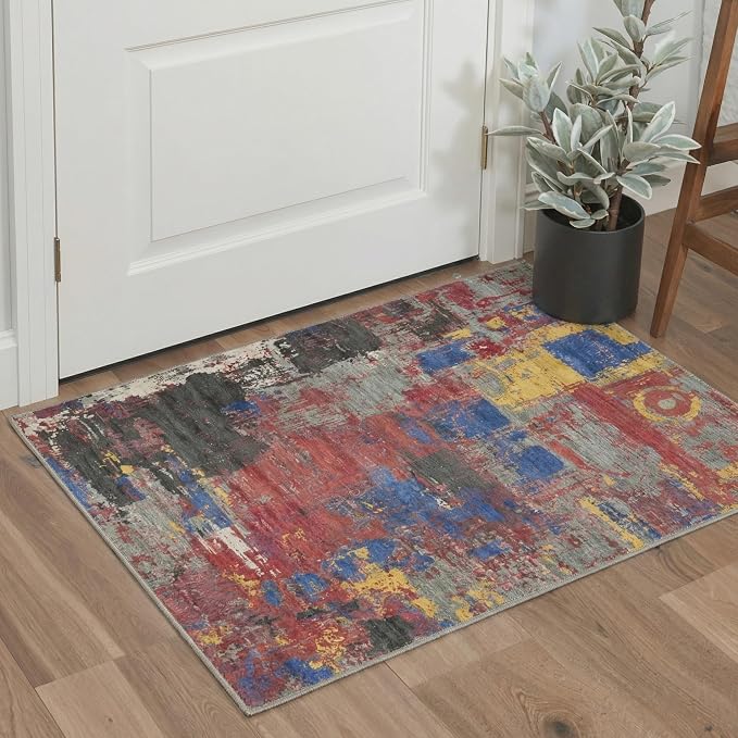 BEIMO Area Rugs 5x7 for Living Room Bedroom, Modern Abstract Machine Washable - Image 7