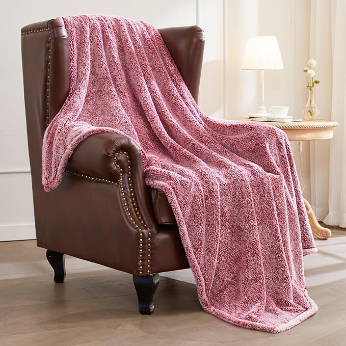 Exclusivo Mezcla Plush Fuzzy Fleece Throw Blanket Extra Large, Super Soft by ExclusivoMezcla
