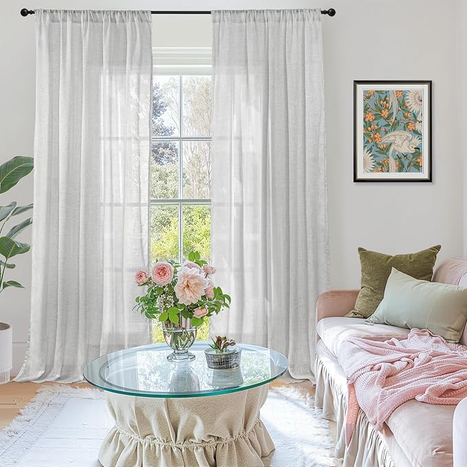 BGment Extra Long 108 Inch Length Curtains - Image 2