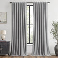 MIULEE 100% Blackout Linen Curtains by MIULEE