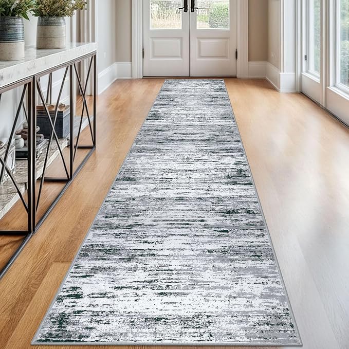 Lansny Modern Abstract Runner Rug 2.6x12 by lansny