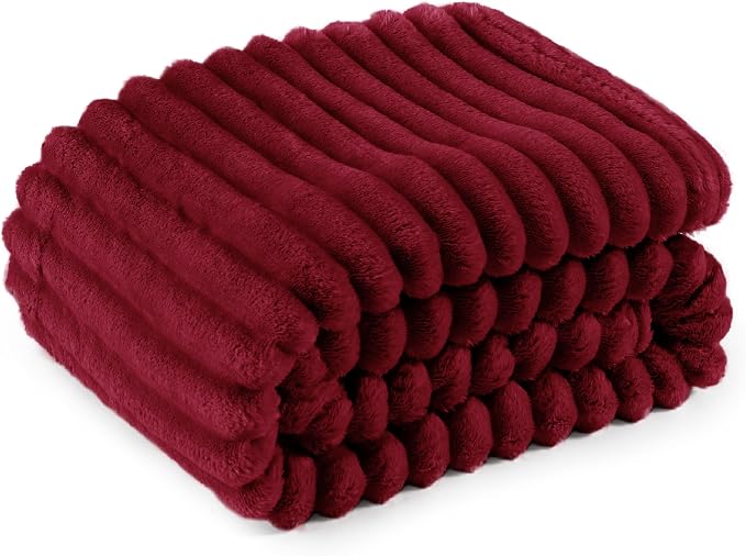 Bedsure GentleSoft Red Twin Blanket - Image 7