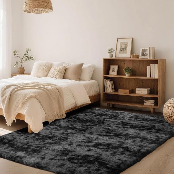 6x9 Area Rug Fluffy Shaggy - Image 2