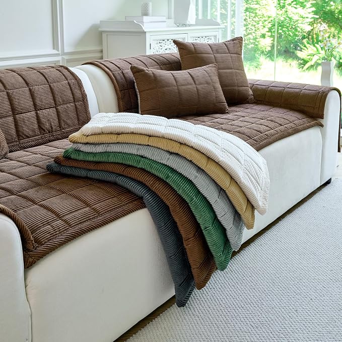Couch Covers for Dogs Washable, Non Slip Couch Covers for Loveseat Sofa Pet - Image 3
