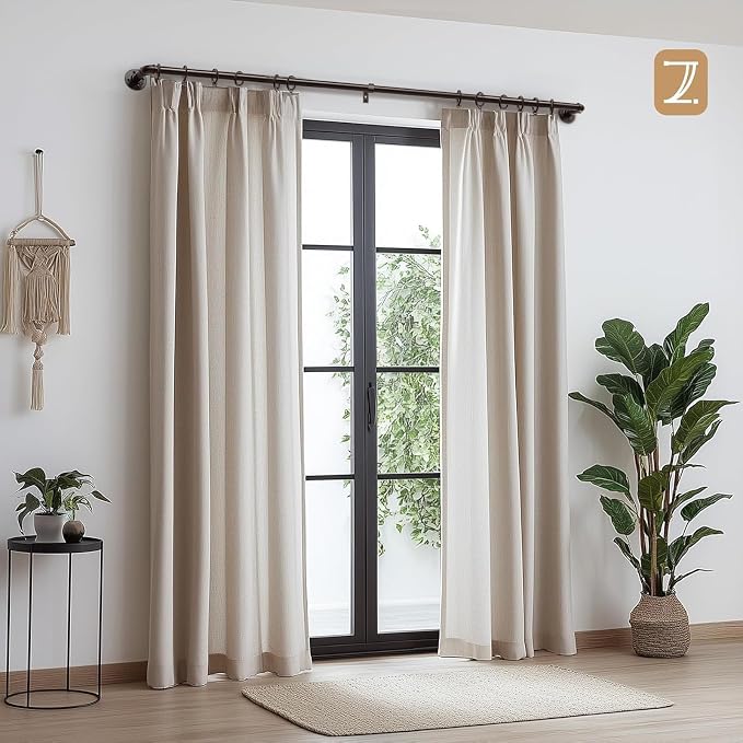 Zeerobee Curtain Rods for Windows 32 to 72, 1 Inch Industrial Wrap Around - Image 2
