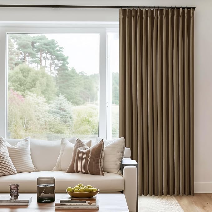 Dutch Cocoa Linen Blackout 92 Inch Curtains - Image 7
