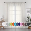 OWENIE Sheer Curtains 90 Inches Long, Elegant Sheer Curtains by OWENIE