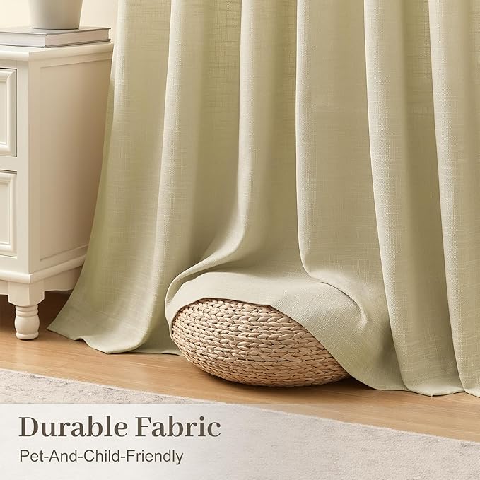 IVAPUPU 60 Inch Extra Width Pinch Pleat Curtains - Image 3