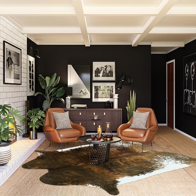 AROGAN 8x10 Faux Cowhide Area Rugs - Image 2