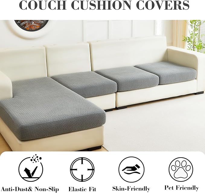 Sofa Covers Couch Covers for Sofa Pet Friendly Couch Cushion Covers Universal - Image 3