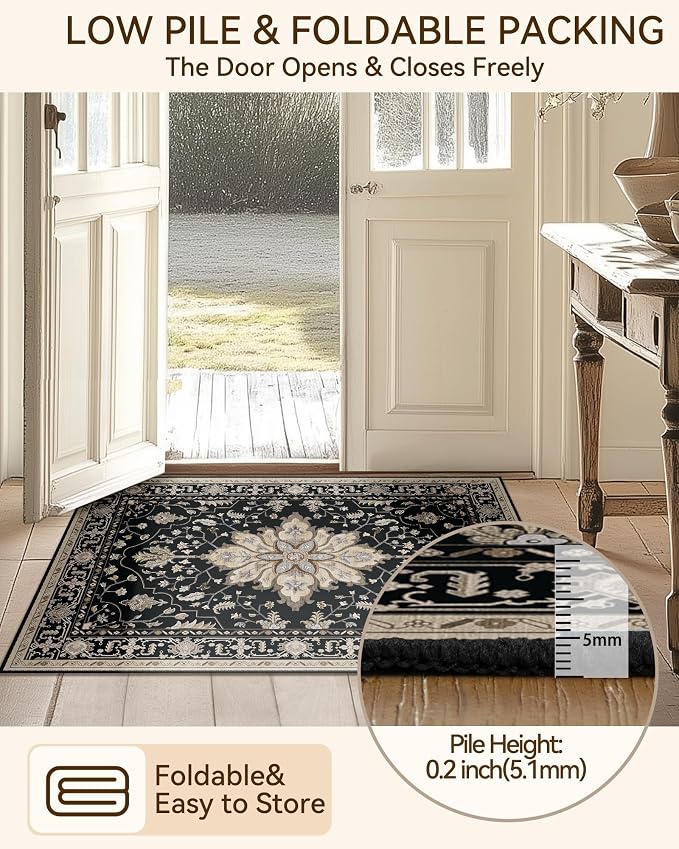 Area Rugs 2'x8' Runner Rug Non Slip Washable - Image 6