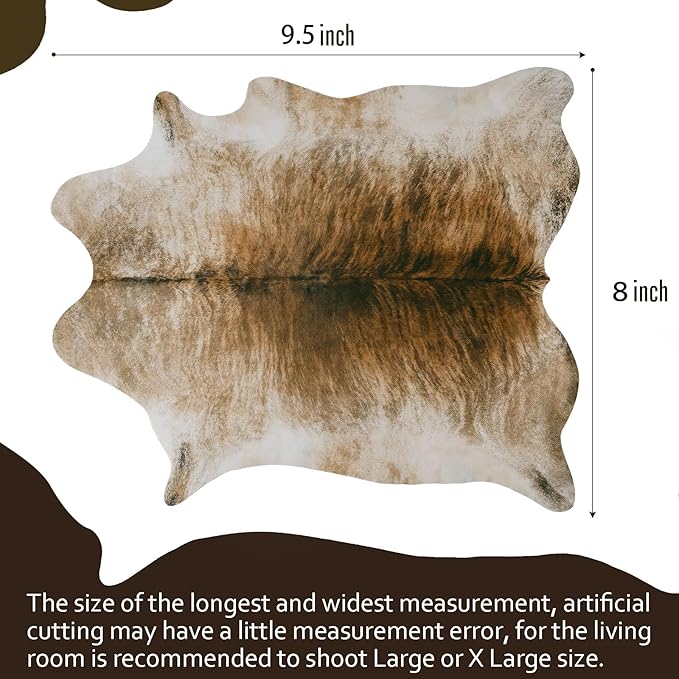 AROGAN 8x10 Feet Faux Cowhide Area Rugs - Image 2