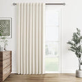 Guken Cream 100% Blackout Linen Curtains 60 Inch Wide by 84 Inch by Guken