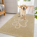 OLANLY Dog Door Mat for Muddy Paws 44x32, Paw Print Design, Absorbs Moisture by OLANLY