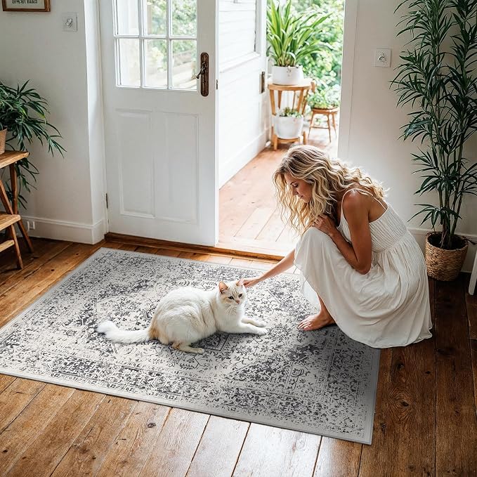 Washable 3x4 Area Rug for Entryway - Image 2