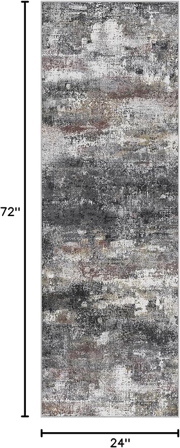 Runner Rug for Hallway Kitchen 2x6 Machine Washable Runners Rug for Entryway - Image 2