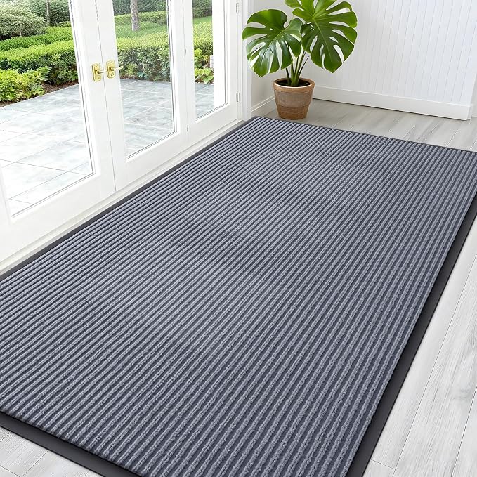 OLANLY Front Door Mat Indoor Outdoor Entrance, Waterproof Heavy Duty Doormat by OLANLY