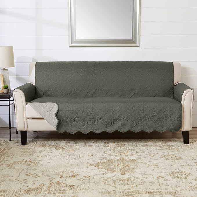 Great Bay Home Reversible Sofa Cover by GreatBayHome