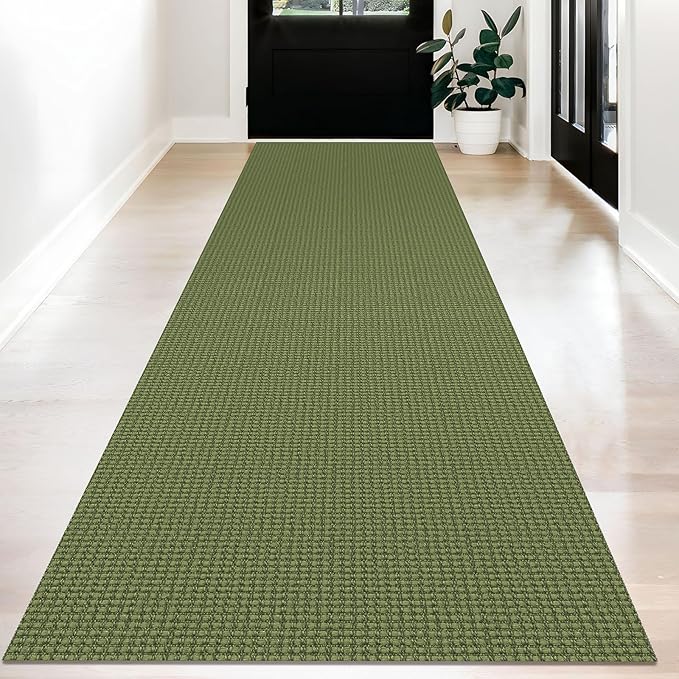 KOZYFLY Long Runners for Hallways 3x12 ft Washable Kitchen Runner Non Slip by KOZYFLY