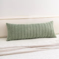 Corduroy Decorative Throw Pillow Covers 14x36 Inch Soft Striped Pillow Covers by Unknown