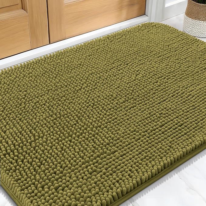 OLANLY Dog Door Mat for Muddy Paws 30x20, Absorbs Moisture and Dirt, Absorbent by OLANLY