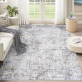 XLUEZ 5x7 Area Rugs for Living Room, Washable Modern Abstract Large Area Rug by XLUEZ
