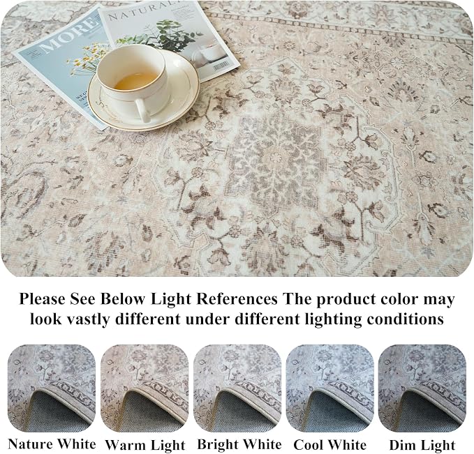 Washable Large 9x12 Area Rug - Image 3