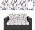 hyha 4Pcs Patio Cushion Covers, Stretch Outdoor Couch Cushion Covers, Washable by hyha