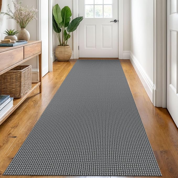 KOZYFLY Runners for Hallways 3x8 ft Washable Kitchen Runner Non Slip Rubber by KOZYFLY