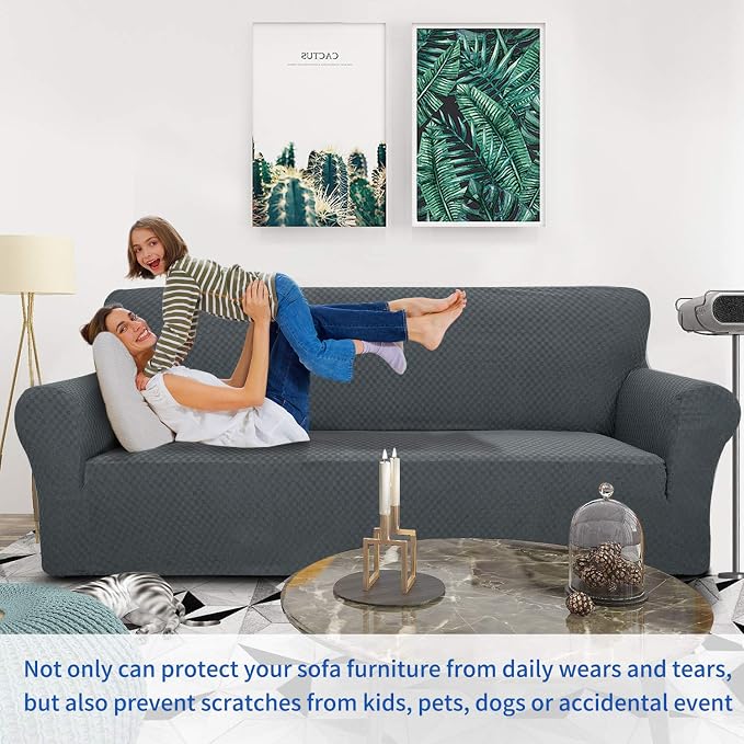 ZNSAYOTX 1 Piece Jacquard Couch Covers - Image 2