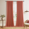 Guken 100% Blackout Curtains 90 Inch Length 2 Panels Set by Guken