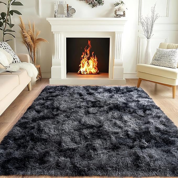 Pionblank Super Fluffy Area Rug by PIONBLANK