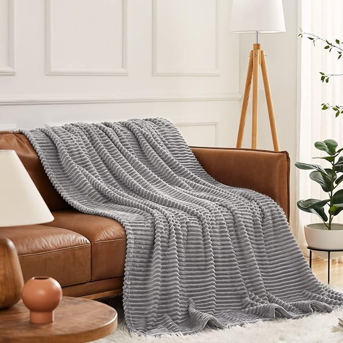 KMUSET Fluffy Blanket Throw by COZYBLANKETHappyHomeLife