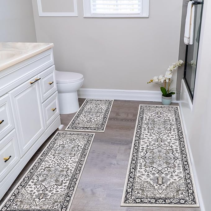 HEBE Boho Kitchen Rug Sets 3 Piece - Image 7