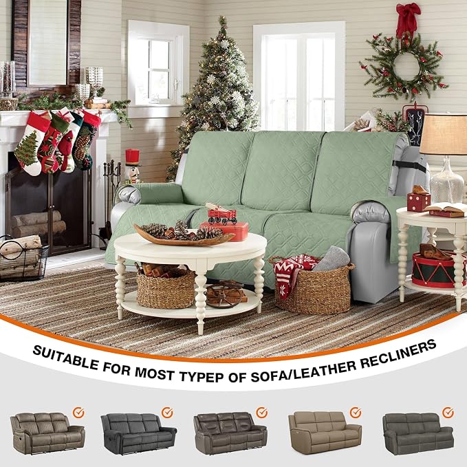 VANSOFY Waterproof Recliner Couch Covers, Sofa Covers 1-Piece Washable - Image 3