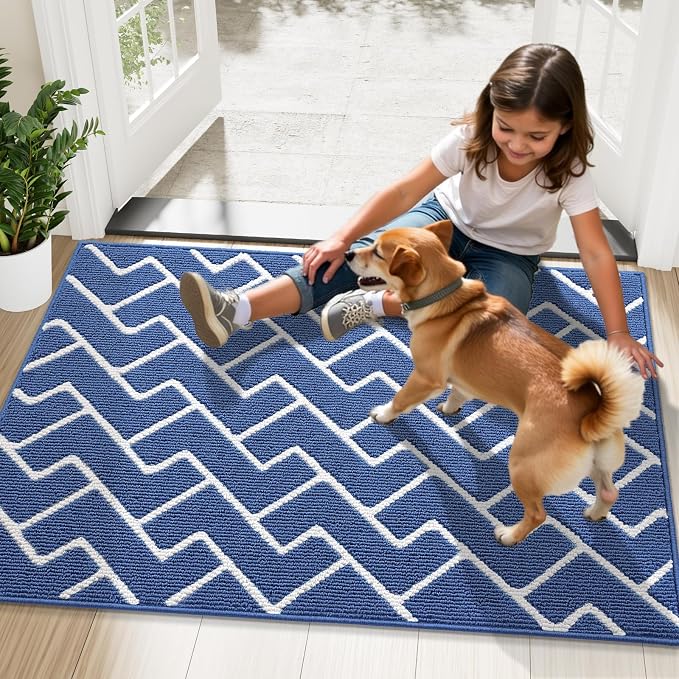 OLANLY Front Door Mat, Non-Slip Rubber Backing, Dirt Resistant and Absorbent - Image 8