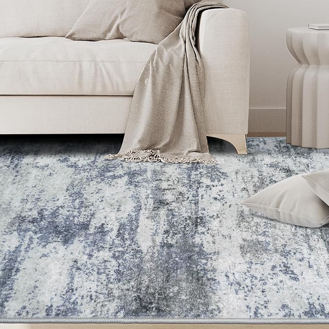 4x6 Area Rugs for Living Room Rug Washable: Abstract Rug for Dining Room - Image 9
