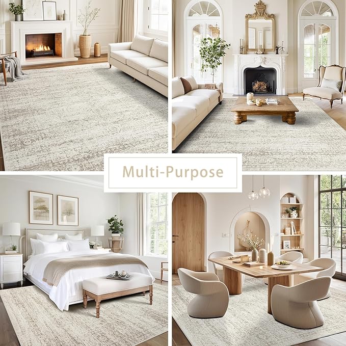 Washable Rugs 6x9 Area Rugs for Living Room, Rugs for Bedroom, Large Carpets - Image 5