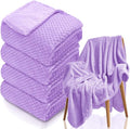 4 Pack Fleece Throw Blankets 50x60 Inches by Tewloss