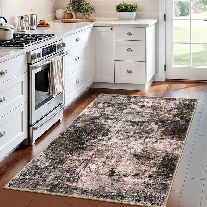 IOHOUZE Abstract Area Rug 4x6 Ft Washable Rugs - Image 2