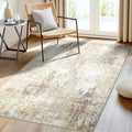 Washable Area Rugs 3'x5' Non-Slip Modern Abstract Soft by RELEANY