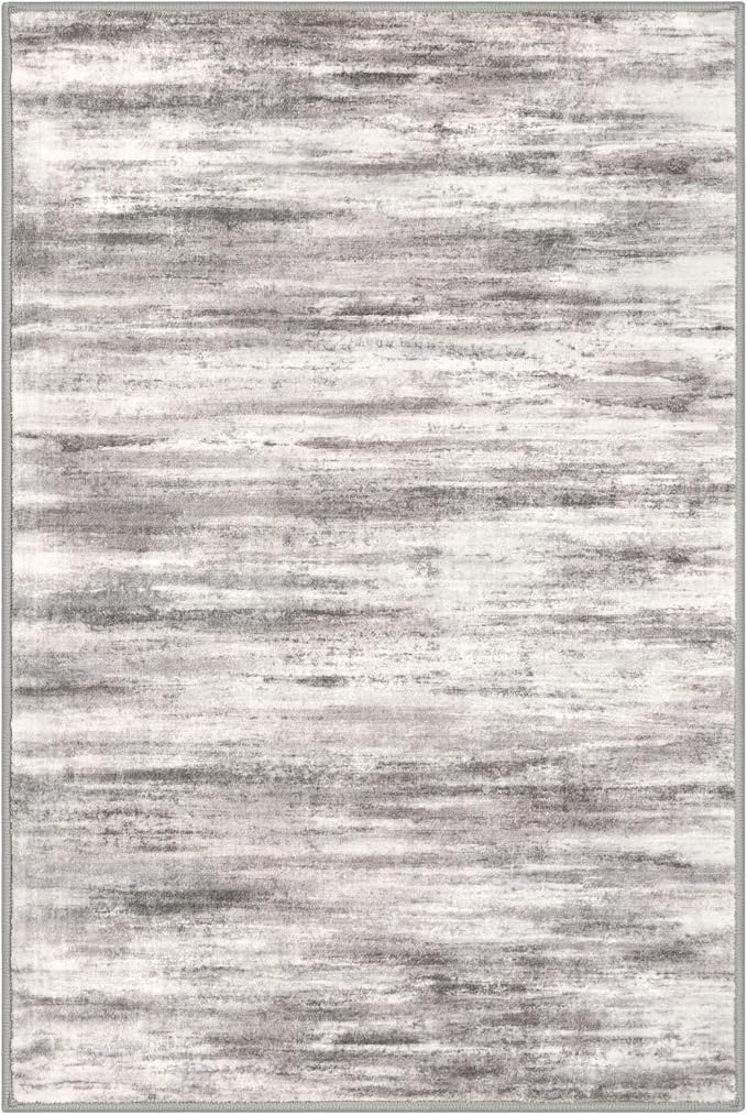 KOZYFLY Abstract Modern Washable 3x5 Area Rug Non-Slip Large Kitchen & Entryway - Image 8