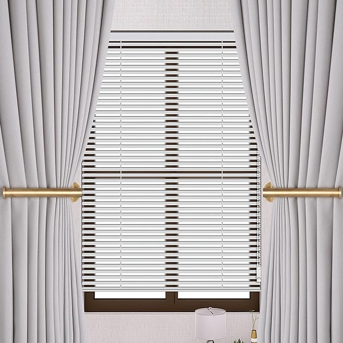 Groleca 2 Pack Adhesive Curtain Holdbacks Curtain Tie Backs Curtain Holdbacks - Image 2