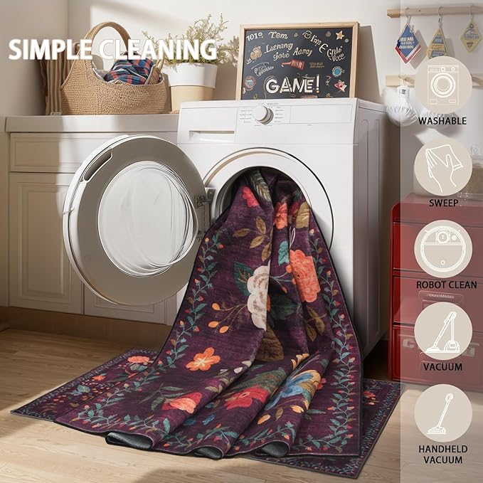 Rug for Hallways Kitchen Rug 2x6, Non Slip Washable Rugs - Image 8
