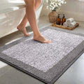 48x32 Large Bathroom Rugs Washable Non Slip, Light Grey Bath Mat by Unknown