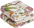 MSGKV The Boho Layer: 60"x80" Cotton Throw Blanket – Full Size by MSGKVHomeTextiles