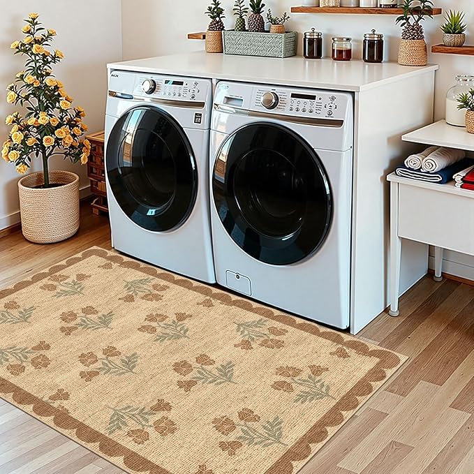 3x5 Floral Entry Rug - Image 9