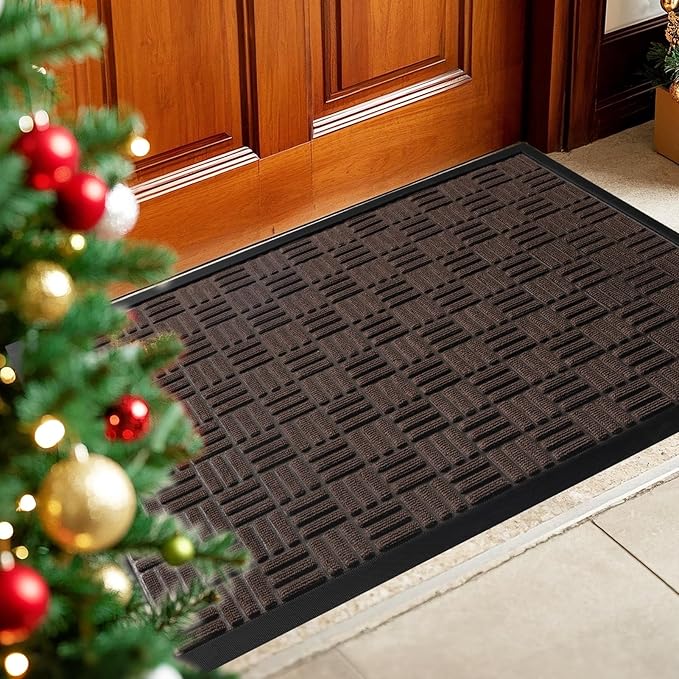 Mibao Front Door Mat, Heavy Duty Durable Welcome Mat by Mibao